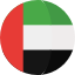 uae flag circle image, united arab emirates